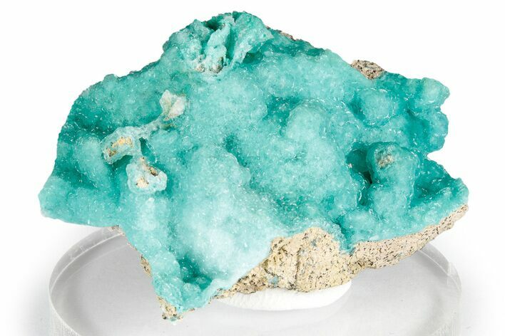 Glistening Sky-Blue Hemimorphite - Congo #348567